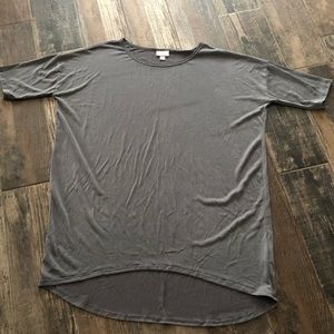 Lularoe grey Large Irma BRAND NEW.. never worn!